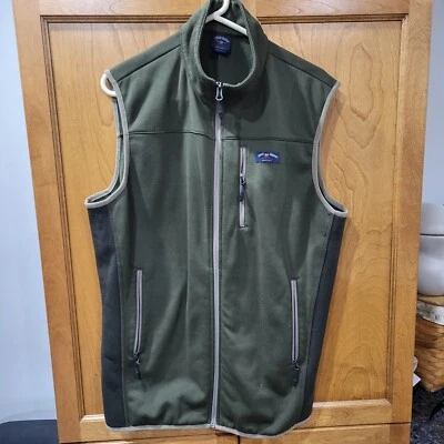 Men's Size XL Extra Large BILLS KHAKIS Green Zip Front Light Weight Vest - Image 1 of 4