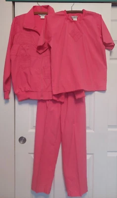 Great Cavalier St Paul Size M 3 Piece Pant Set Halloween Coral Golden Girls - Image 1 of 4