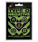 Button Set Type O Negative Slow, Deep and Hard    301695 #