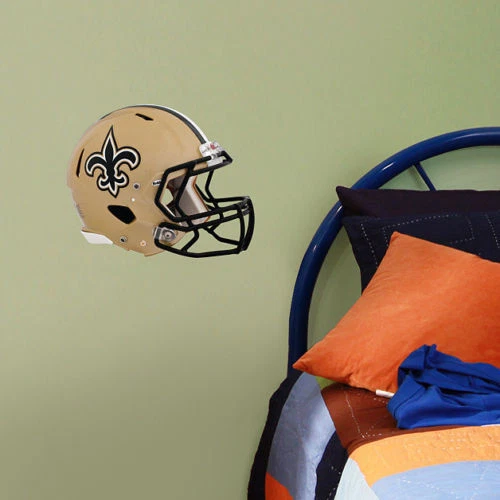 New Orleans Saints Helmet Vinyl Fathead Wall Graphics 11" X 9" poster sticker - Image 1 of 1