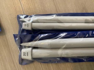 35cm Grey Tubular Aluminium,Single Point,Lightweight,Straight Knitting Needles - Picture 1 of 1