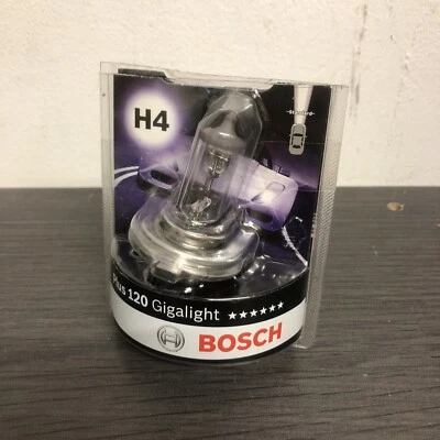 2x Headlamp Halogen H4 472 12V 60/55W P43t Gigalight Plus 120% Brighter Car Van - Image 1 of 2