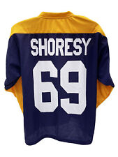 Shoresy #69 Letterkenny Shamrocks Hockey Jersey TV Show Team Uniform Gift Blue