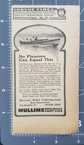 Vintage Print Ad Salem Ohio Mullins Steel Boats Photo Nautical 1920 - Picture 1 of 3