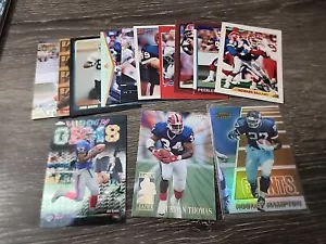 Lote de 55 tarjetas de fútbol americano de los Buffalo Bills 1980 1982 refractor novatos paralelos - Imagen 1 de 4