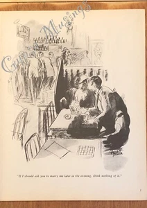 Rare Vintage 1946 Garrett Price Cartoon Art Book Double Print~Drawing Room Only - Picture 1 of 3