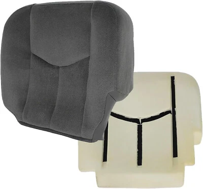 Cojín inferior de asiento lateral izquierdo para GMC Sierra 1500 2500 2003-2007 gris Foto 1 de 4