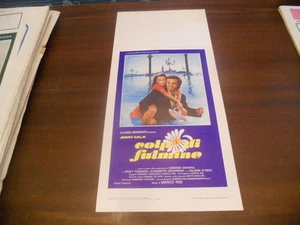 LOCANDINA ORIGINALE COLPO DI FULMINE JERRY CALA' 1985 - Picture 1 of 1