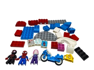 Lego Duplo Spider-Man Ghost-Spider Miles Morales Figures Motorbike Blocks Pieces - Picture 1 of 23