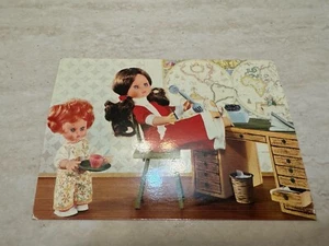 Cartolina illustrata bambole Furga anni 70 non viaggiata da collezione - Picture 1 of 2