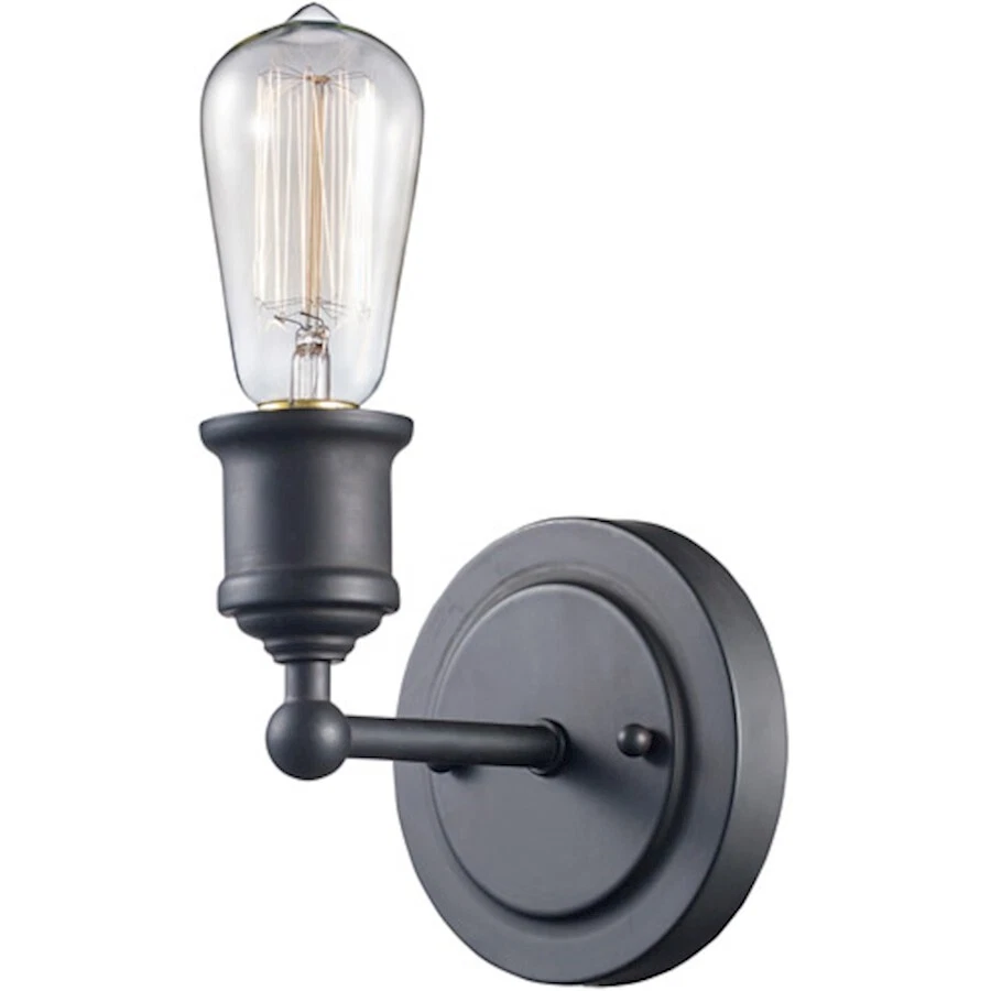 Trans Globe Underwood 1 Light Indoor Wall Sconce, Rubbed Oil Bronze - 70841ROB - Image 1 of 1