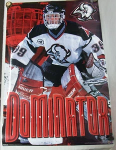 1998 "Dominator" Laminated Poster 35"x 23" NHL Buffalo Sabres Dominik Hasek EXL - Picture 1 of 2