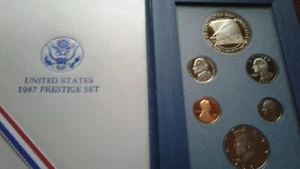 1984-1986-1987 Prestige Mint Proof Sets - Boxes & CoA - Picture 1 of 12