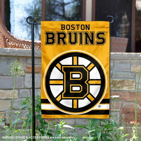Boston Bruins Gold Garden Flag and Yard Banner Cover