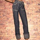 Barbie Sexy Top Model Modern Denim Jeans w Pockets & Metal Snap In Back 💋