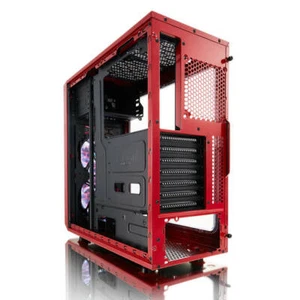 Fractal Focus G No Power Supply ATX Mid Tower w/ Window (Mystic Red) - Photo 1/3