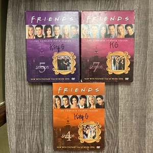 Friends TV Series DVD Lot Box Set Seasons 4, 5 & 7. Read Description - Picture 1 of 7