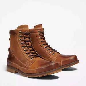 Timberland Originals TB015551210 Combat Boots Men's Medium Brown Leather 6-Inch - Picture 1 of 48