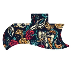 Pickguard For Gibson 1971-2018 Or 1961 RI Half Face SG flash tattoo - Picture 1 of 1