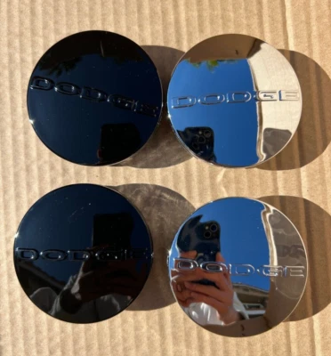 4PC Wheel Center Hub Rim Caps For Dodge Charger Challenger Durango Avenge 2.5 in - Image 1 of 4