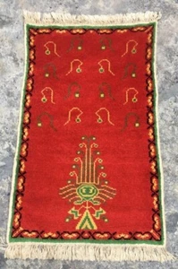 Vintage Afghan Hand knotted Rug Boho Rug Taimani Rug Bedroom Rug,2x3 ft - Picture 1 of 9