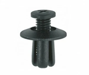 20x Clips Stoßstange Befestigung Klips Spreizniet 8mm schwarz  09A - Picture 1 of 15