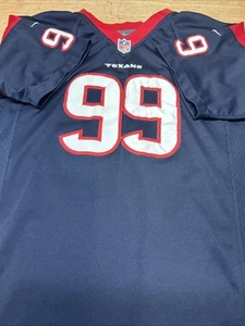 Sewn JJ Watt 99 Houston Texans Youth XL Jersey Ble - Picture 1 of 6