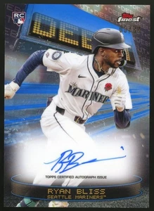 Ryan Bliss 2025 Topps Finest Rookie Debut Auto Blue Refractor 05/99 #DAY-RB - Bild 1 von 2