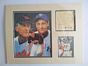 Baltimore Orioles Cal Ripken 1995 béisbol 11x14 mate impresión Fred Dingler - Imagen 1 de 5