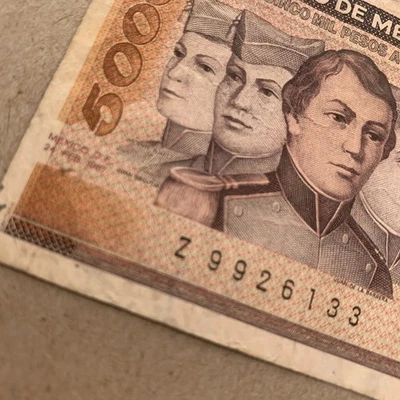 Z Serie 1987 Mexico Paper Money 5000 Pesos Mexican Currency Banknote - Image 1 of 4