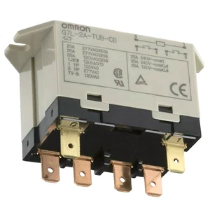 Omron G7L-2A Relais 120 VAC Spule DPDT TUB-CB-AC10 Basis 25A Neu USA Verkäufer - Bild 1 von 3