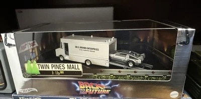 Hot Wheels Back to the Future SDCC Mattel Pin 2025 Sealed Box Shipper Delorean - Image 1 of 4