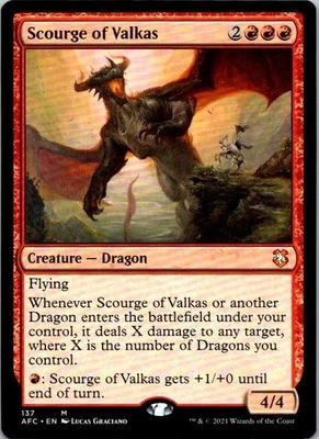 Scourge of Valkas Commander: Adventures in the Forgotten Realms Regular - Image 1 of 2