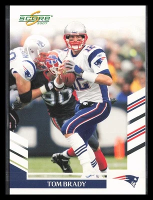 2007 Score #155 Tom Brady - Image 1 of 2