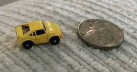 Micro Machines Insiders Yellow Mini Ferrari Mondial 1989 Galoob