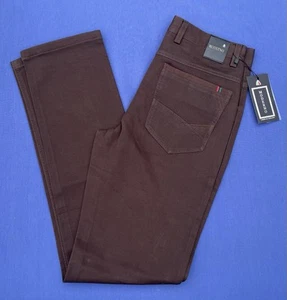 Moderno Men's Brown Casual Pants 30 x 31 Soft Material New With Tags - Picture 1 of 12