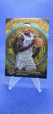 2022-23 Bowman U Inception Oscar Tshiebwe gold # 14/50 Kentucky - Image 1 of 4