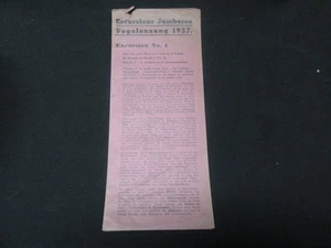 1937 World Jamboree Excursions Folder in Dutch GA8 - Picture 1 of 1