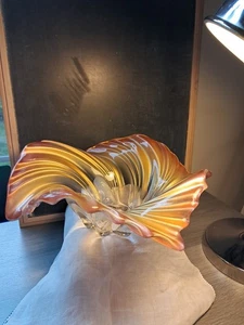 mikasa belle ciotola epoca 12" vintage oro rosa....W - Foto 1 di 6