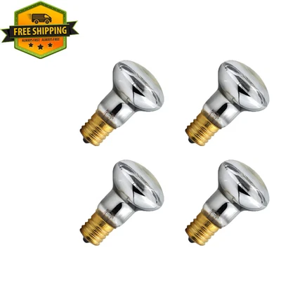 4 Pack Lava Lamp Bulb 120V R39 E17 30W Reflector Type Bulb,Glitter Lamps Bedroom - Image 1 of 4