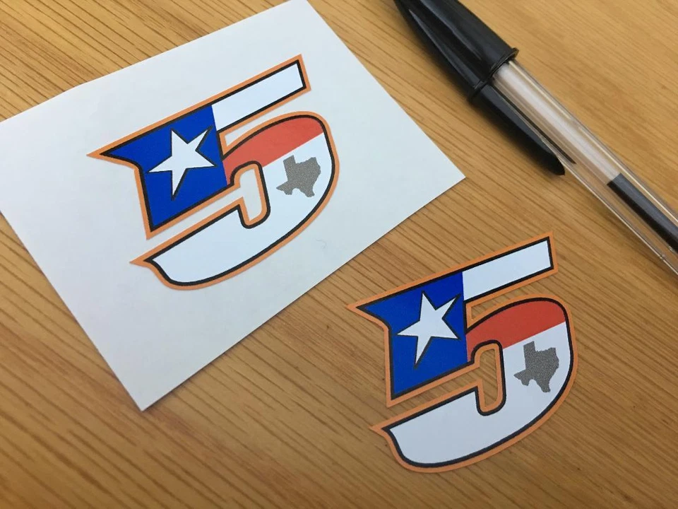 Colin Edwards Race Number 5 2012 - (Very Small Pair) - Image 1 of 1