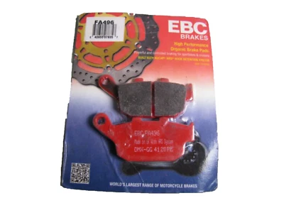 COPPIA PASTIGLIE FRENO HONDA X-ADV 750 2017 AL 2020 POSTERIORI FA496 EBC SCOOTER - Immagine 1 di 4