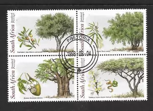S.AFRICA, 1998, ÁRBOLES, SG 1080-1083, BLOQUE 4 USADO FINO. - Imagen 1 de 1
