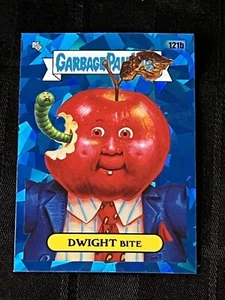 2021 Topps Garbage Pail Kids GPK Chrome SAPPHIRE Dwight Bite 121b - Picture 1 of 3