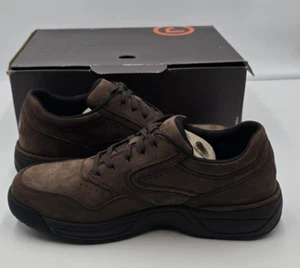 NEW Rockport Mens 9.5 Hydro-shield Brown Suede Shock Absorbing Moisture - Picture 1 of 16