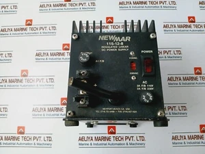 Newmar 115-12-8 Regulated Linear Dc Power Supply 400-0125-0 - Picture 1 of 9