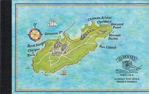Alderney 1998 Yvert #C122 historia arquitectura barcos tren montado sin montar o nunca montado en muy buen estado - Imagen 1 de 2