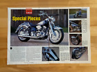 1995 Original Print 2 Page Article 1983 Harley Davidson Wide Glide Custom