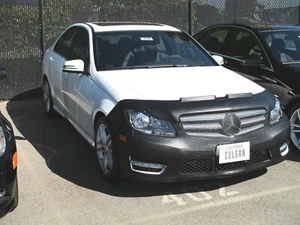 Colgan Front End Mask Bra 2pc. Fits Mercedes C250 C300 Sedan 2012-2014 W/License - Picture 1 of 1