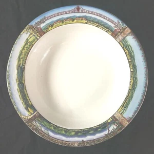 Italian Tuscan Travels Pasta Salad Serving Bowl 14.5" Large Dish  - Picture 1 of 9